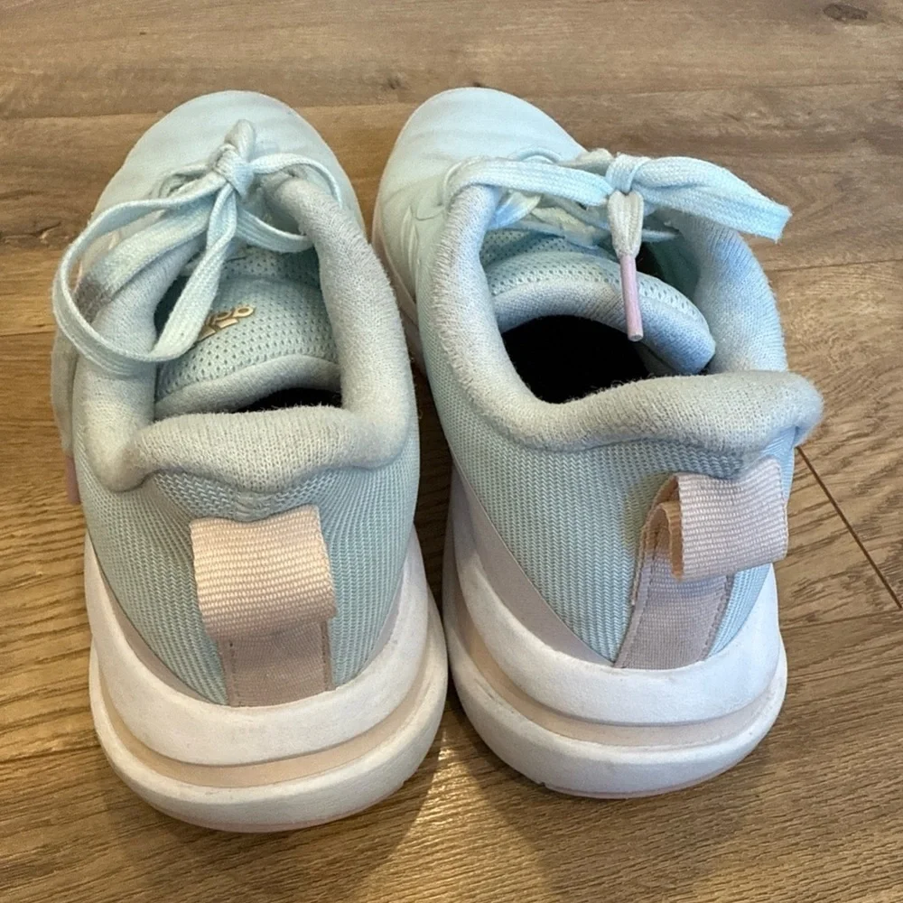 Adidas Fortarun Sports Girl's Shoes Size 6 White Multi-colored Pastels
